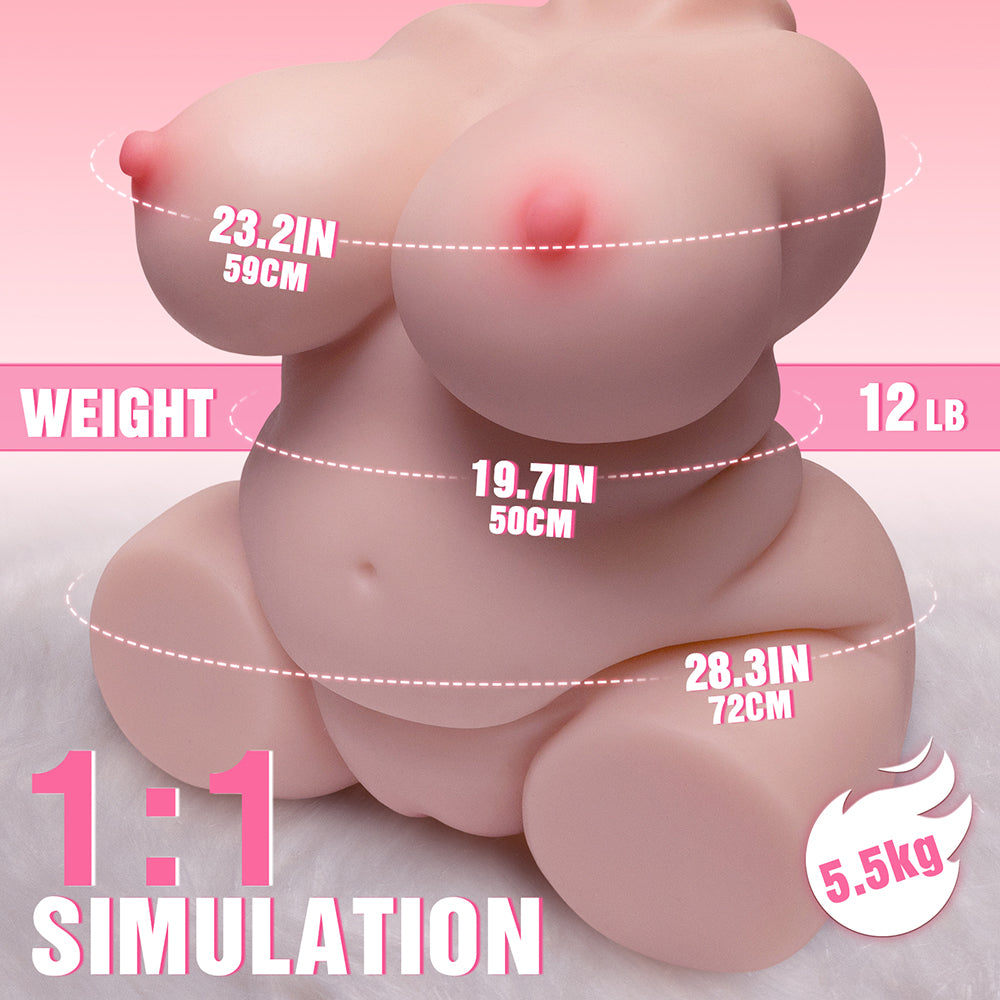 Set of 5 - Female Torsos, Male Torso w/ Penis and Male Masturbator