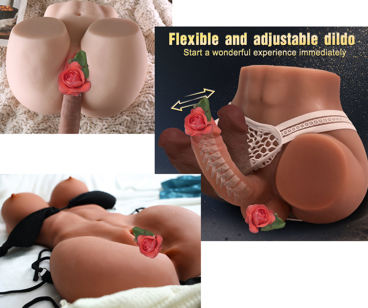Set of 3 - Female (Hip) Torsos & a Male Torso W/ Penis