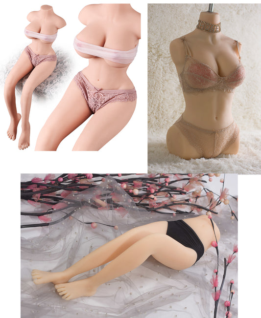 Set of 3 - Female Torsos w/ Legs