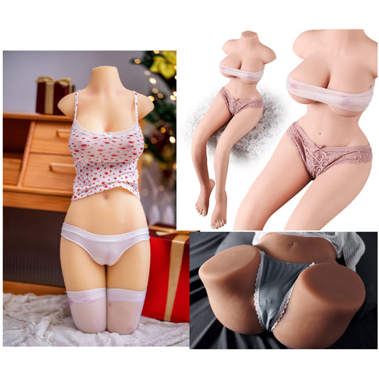 Set of 3 - Female (Hip) Torsos & a Torso w/ Leg