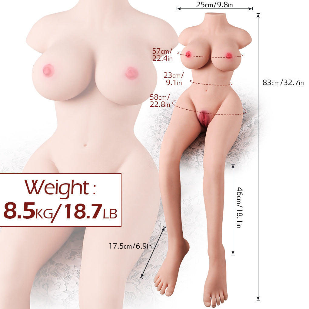 Set of 3 - Female Torsos of which the One w/ Legs